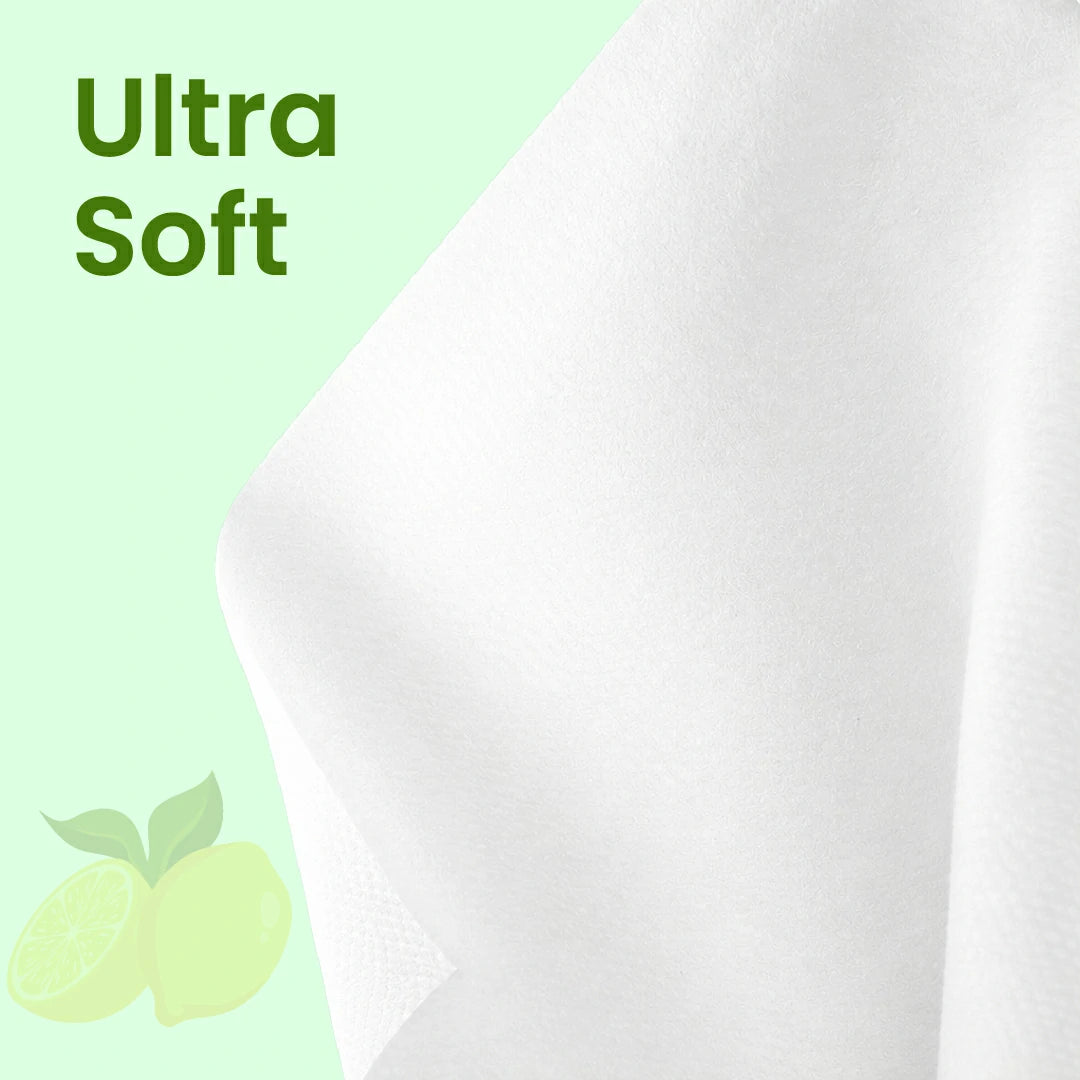 Claret Refreshing Wet Wipes With Lemon | 25 Pulls