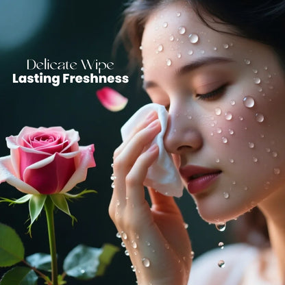 Claret Rose Water Wipes | 25 Wipes