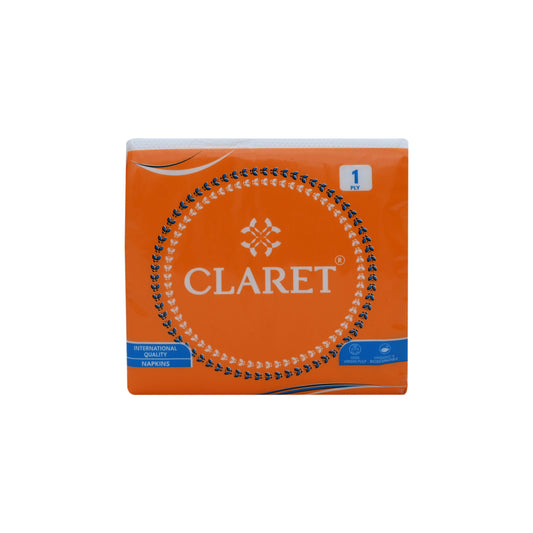Claret Soft Napkin 1 Ply 70 Pulls - 27 x 30cm