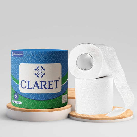 Claret Toilet Roll 2 Ply 150 Pulls