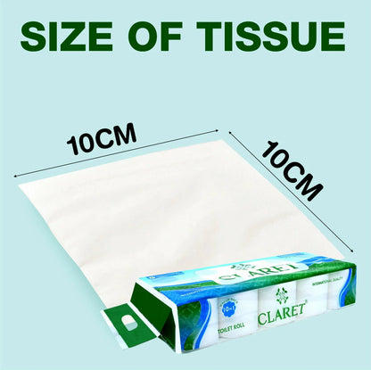 Claret Toilet Rolls 10 in 1 Combo 2 Ply 180 Pulls