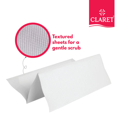 Claret Trifold Paper Towels 1 Ply 100 Pulls