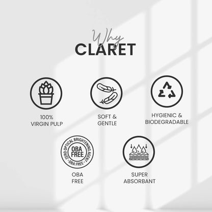 Claret Ultra Premium 3 Ply Facial Tissue 75 Pulls (Assorted)