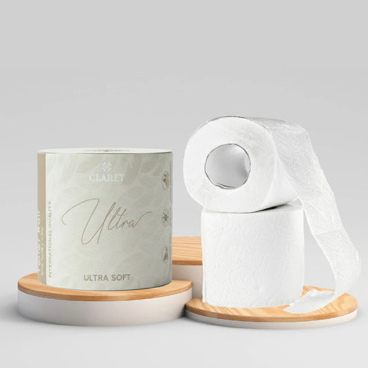 Claret Ultra Single Toilet Roll 3 Ply 300 Pulls