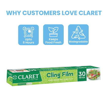 Claret PVC Cling Film | 30 Meter