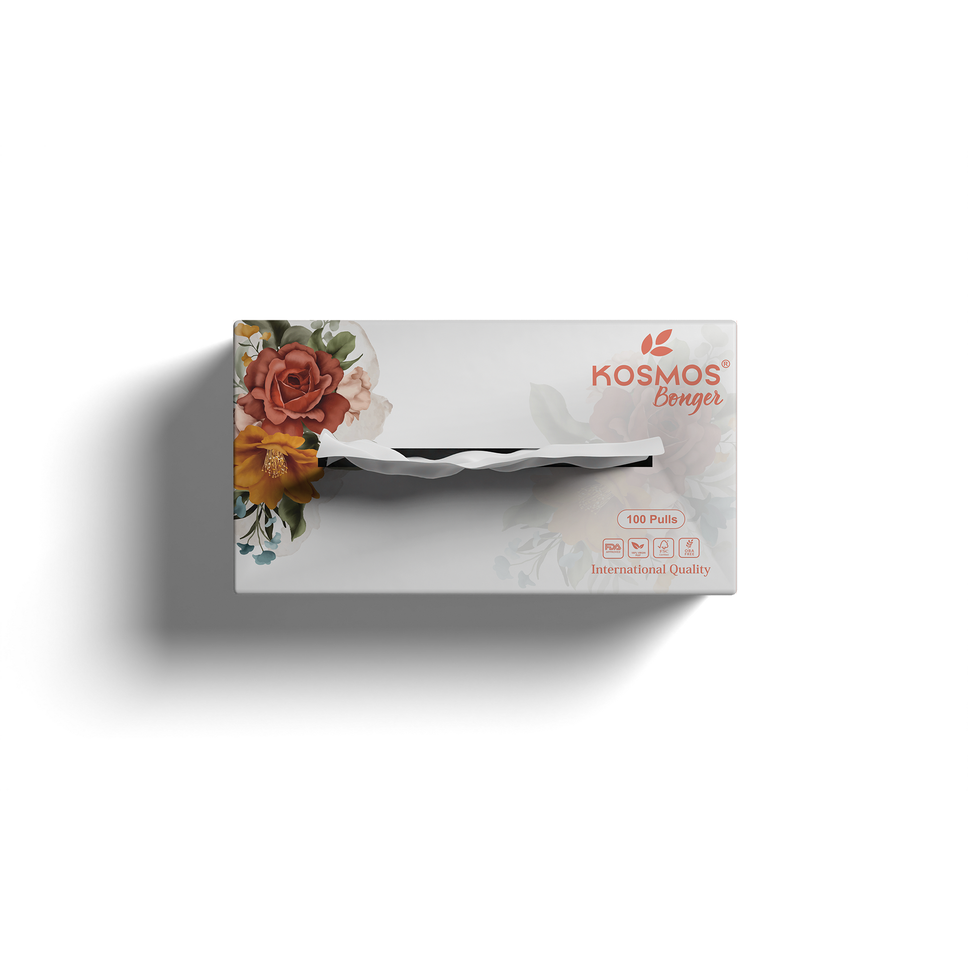 Kosmos Bonger 4 in 1 Facial Tissue 2 Ply 100 Pull