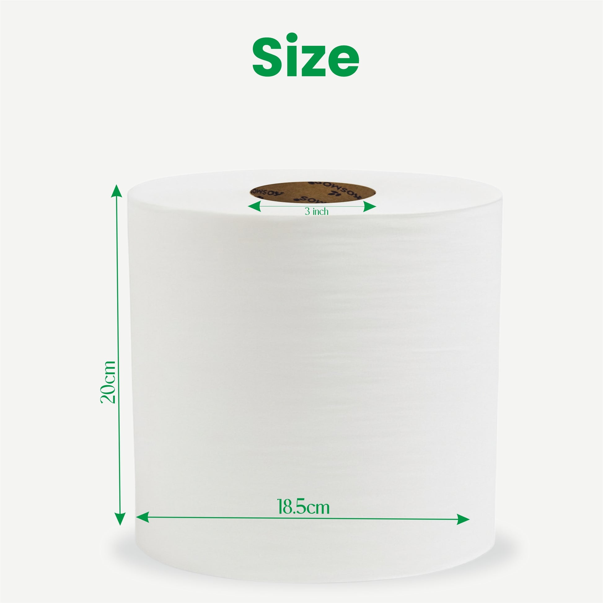 Kosmos Kitchen Hard Roll Towel (HRT) 1 Ply 200 Meter