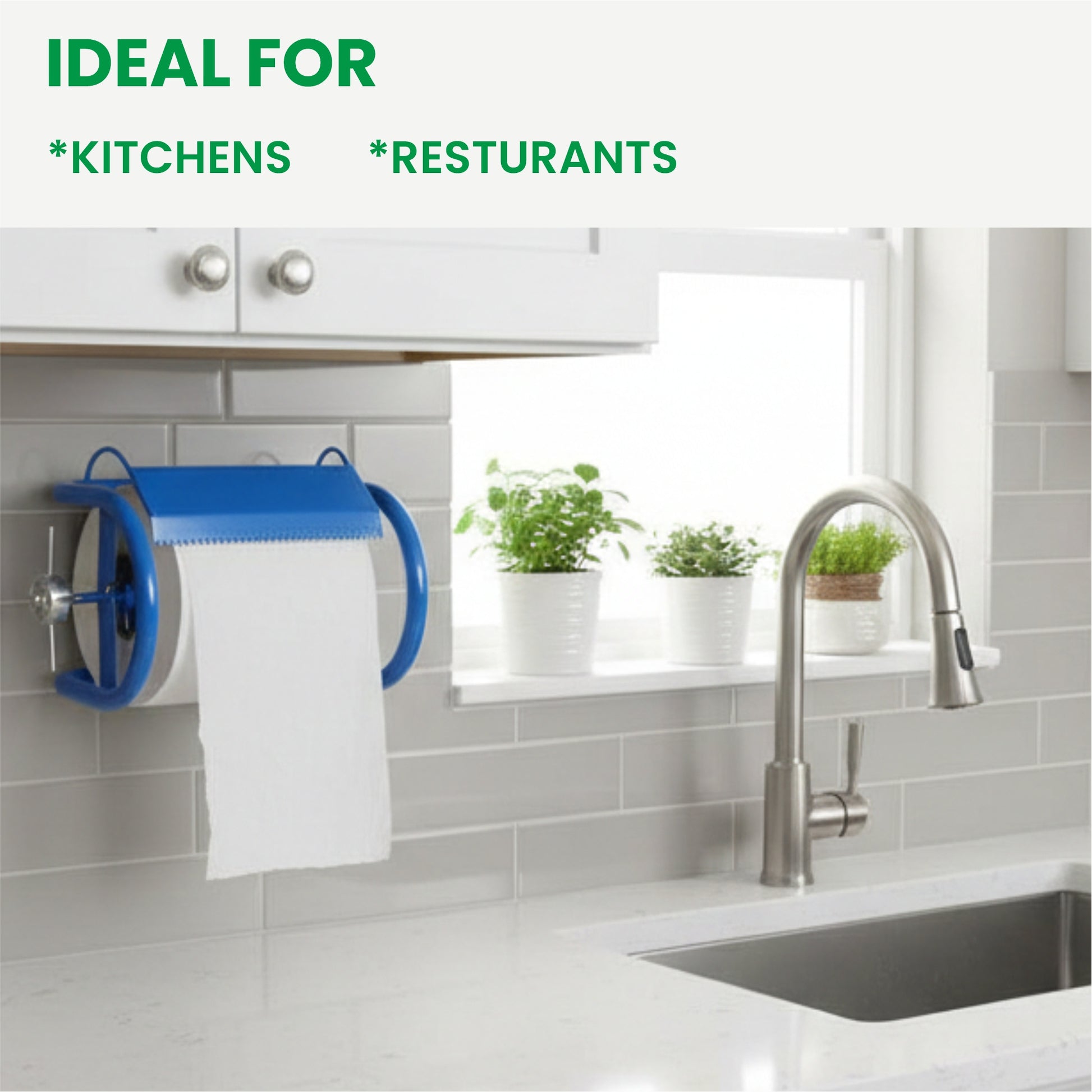 Kosmos Kitchen Hard Roll Towel (HRT) 1 Ply 200 Meter