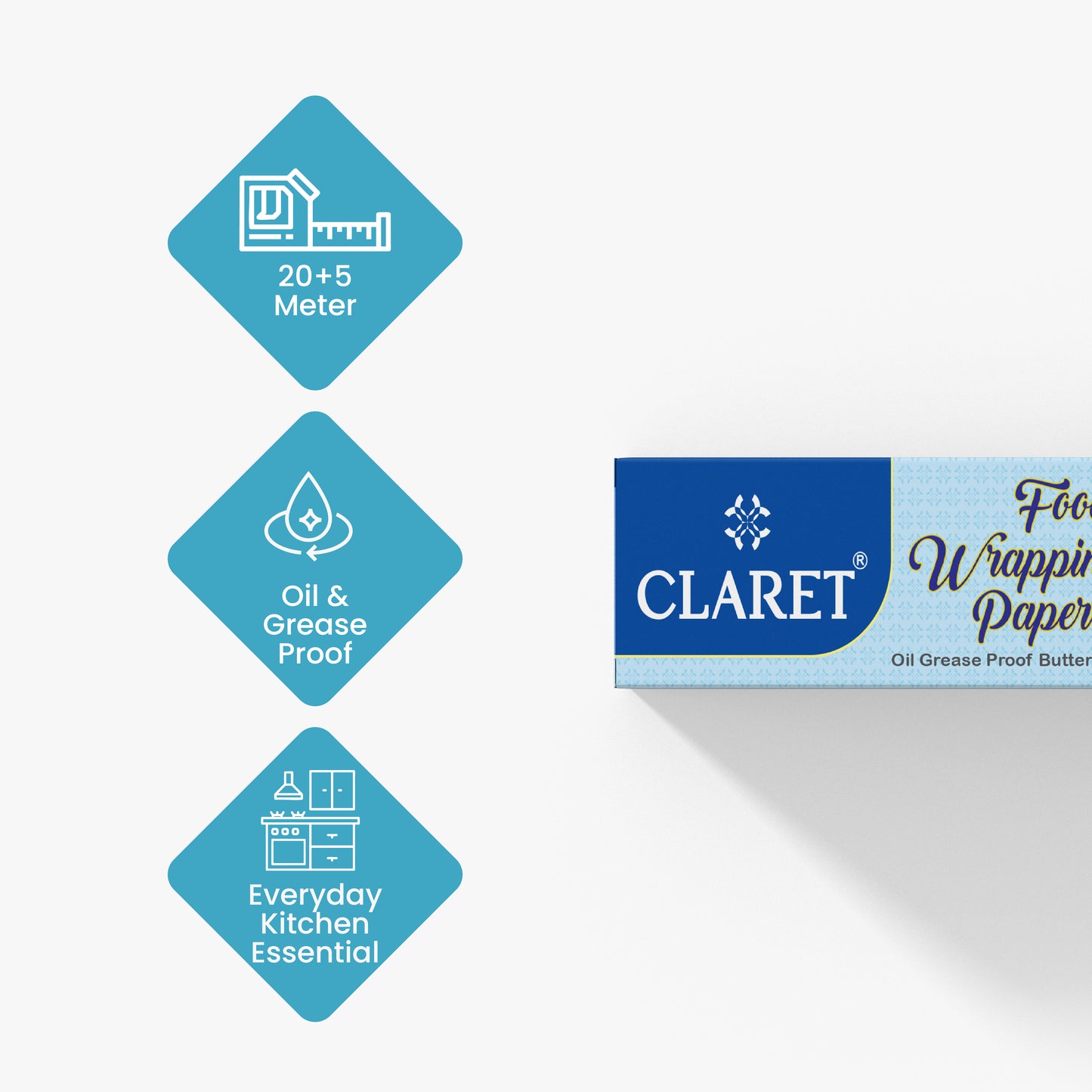 Claret Wrapping Paper 20+5 Meter