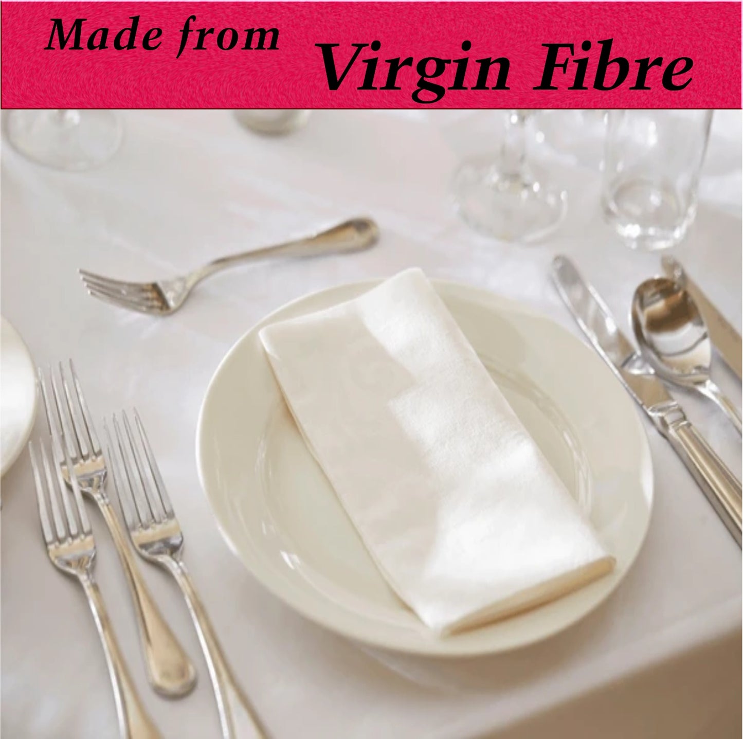 Claret 1 Ply Napkins - 80 Pulls